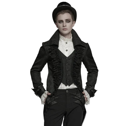 Mourning Marquis Lace Tailcoat front view
