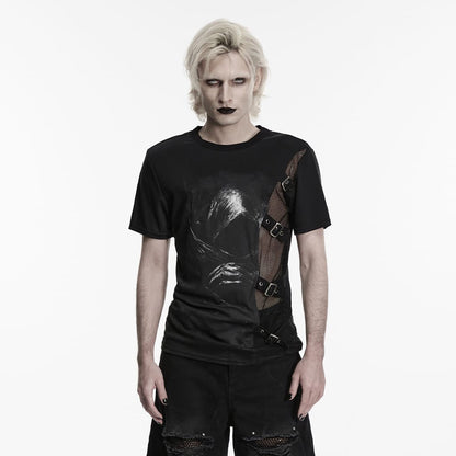 Riot Protocol Asymmetric Strap Shirt front view