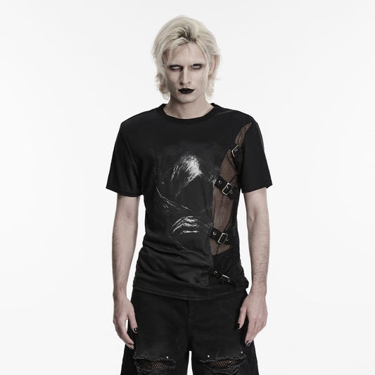 Riot Protocol Asymmetric Strap Shirt front view