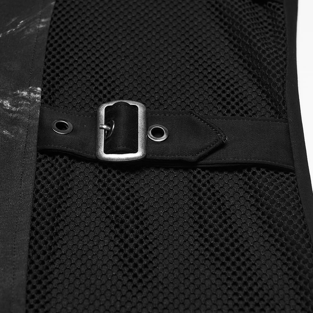 Riot Protocol Asymmetric Strap Shirt detail view