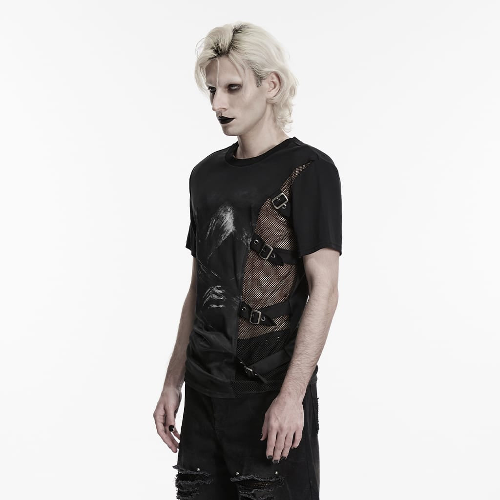 Riot Protocol Asymmetric Strap Shirt detail view