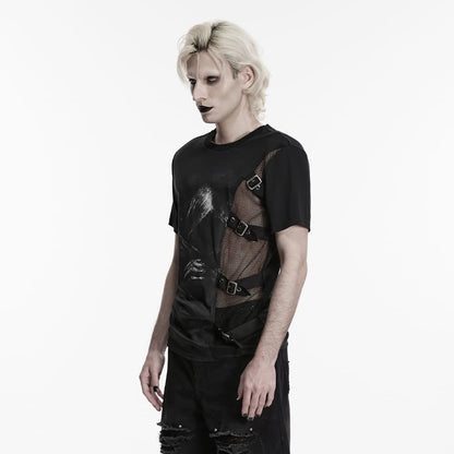 Riot Protocol Asymmetric Strap Shirt detail view