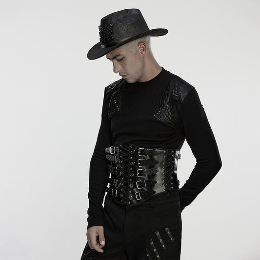 Iron-Laced Buckle Waist Cincher - image 2
