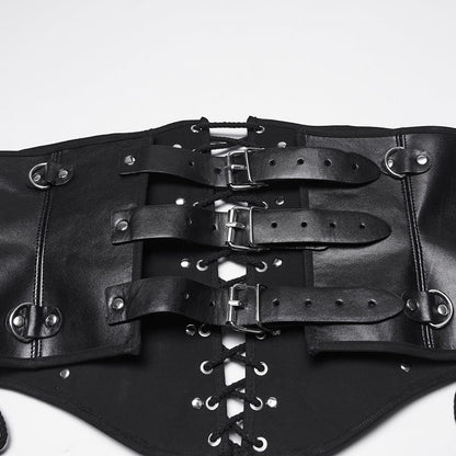 Iron-Laced Buckle Waist Cincher - image 8