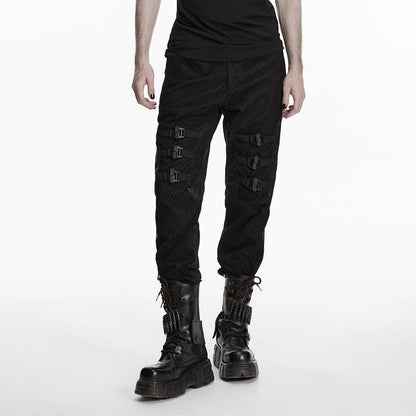 Blackout Buckle Mesh Pants