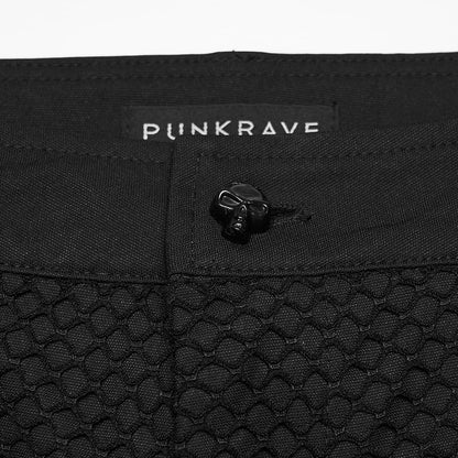 Blackout Buckle Mesh Pants
