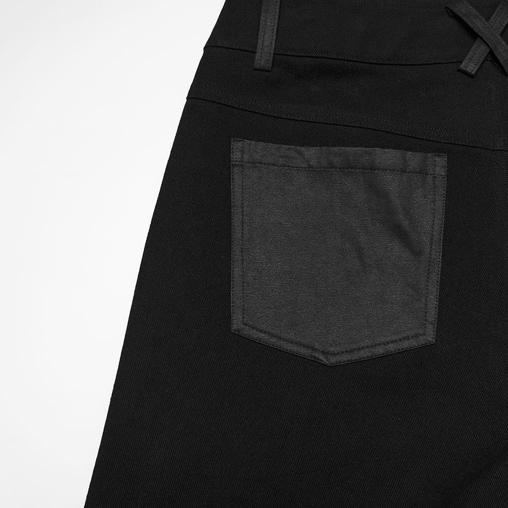 Blacksite Strappy Wide-Leg Pants