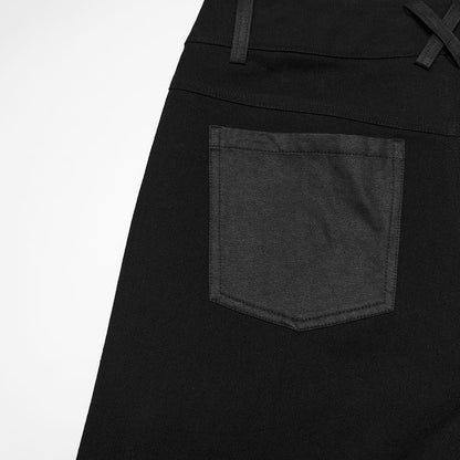 Blacksite Strappy Wide-Leg Pants