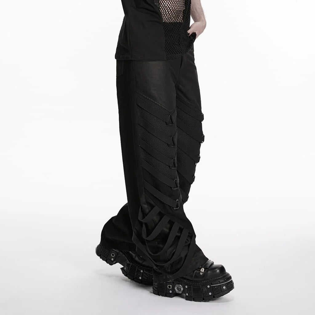 Blacksite Strappy Wide-Leg Pants