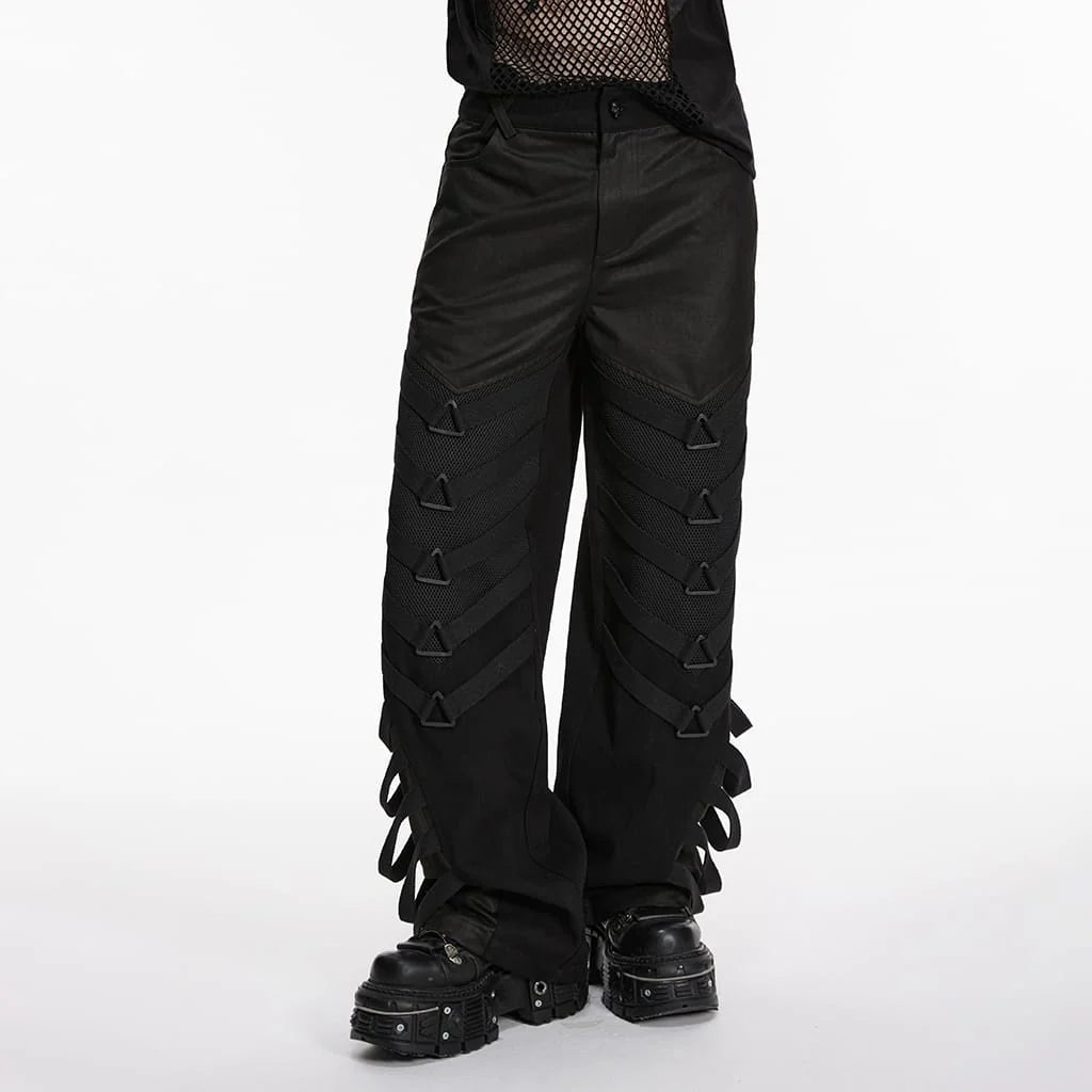 Blacksite Strappy Wide-Leg Pants