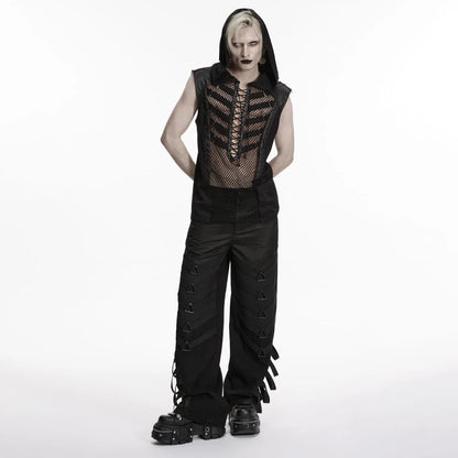 Blacksite Strappy Wide-Leg Pants