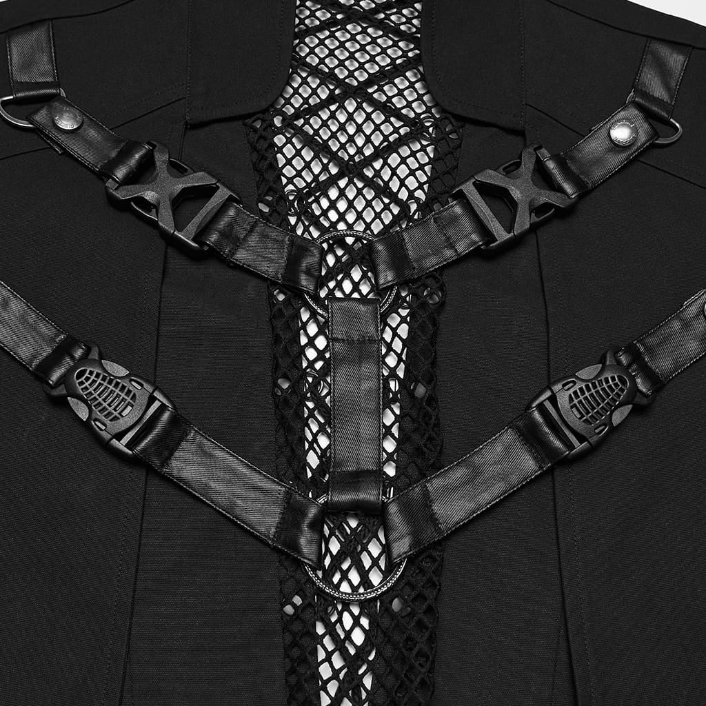 Riot Architecture Lace-Up Mesh Jacket