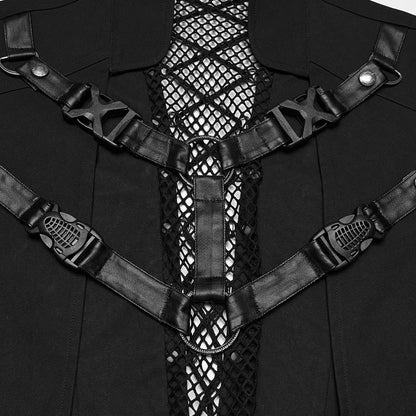 Riot Architecture Lace-Up Mesh Jacket