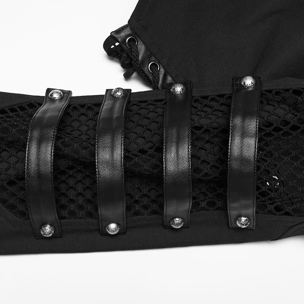 Riot Architecture Lace-Up Mesh Jacket