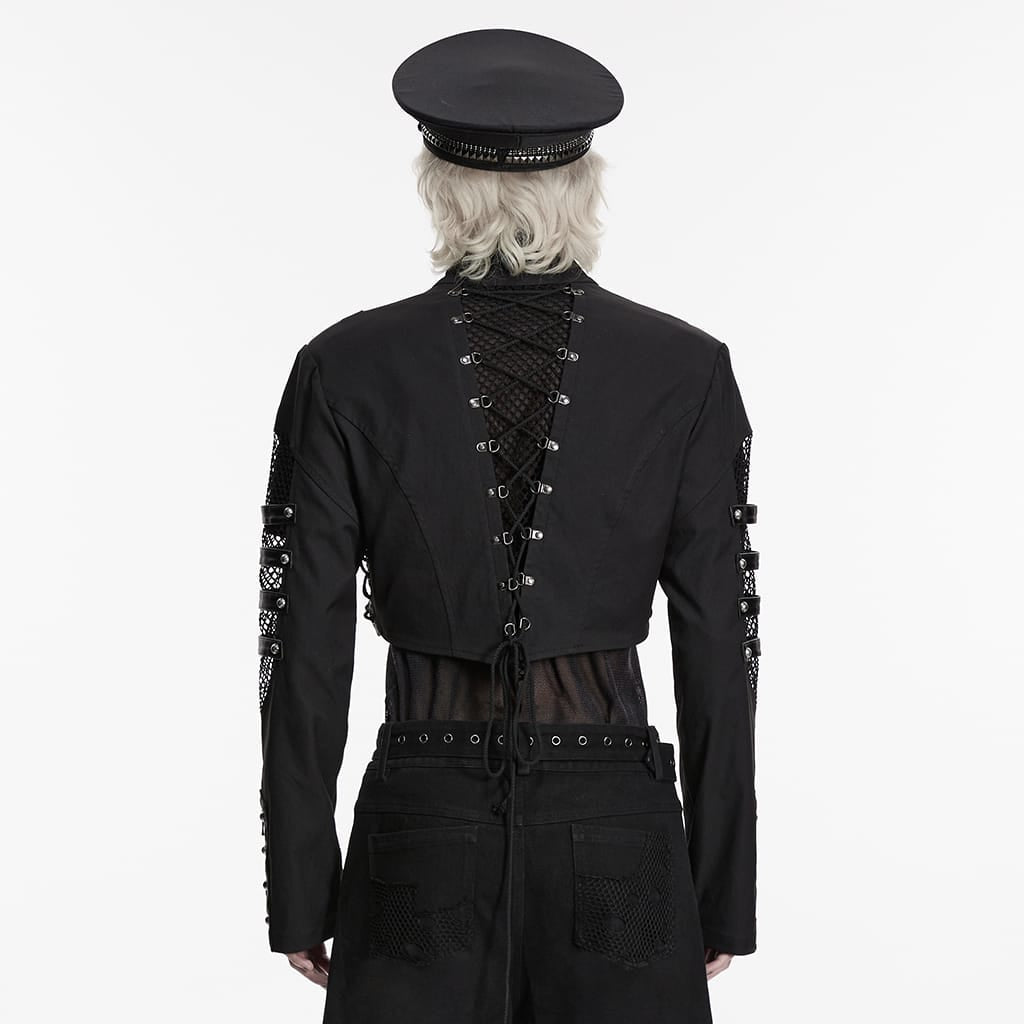 Riot Architecture Lace-Up Mesh Jacket