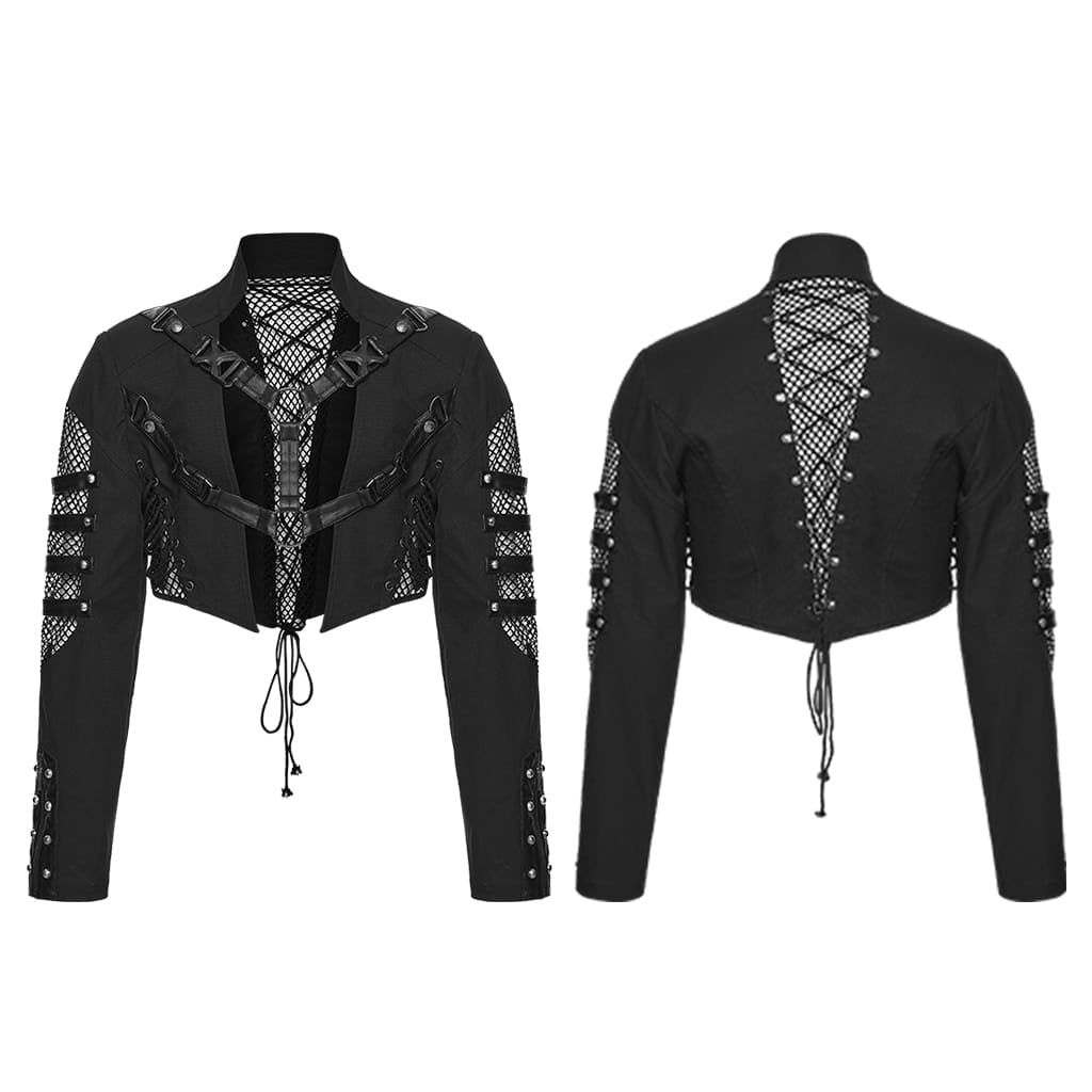 Riot Architecture Lace-Up Mesh Jacket