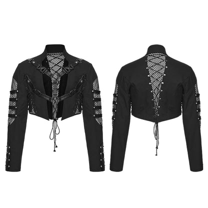 Riot Architecture Lace-Up Mesh Jacket