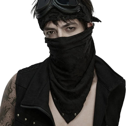 Ruin Signal Ripped Bandana front view