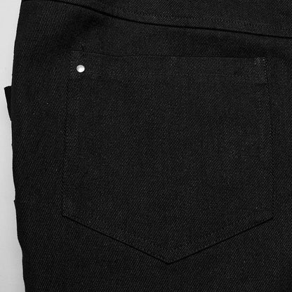 Black Signal Mesh Flare Pants detail view