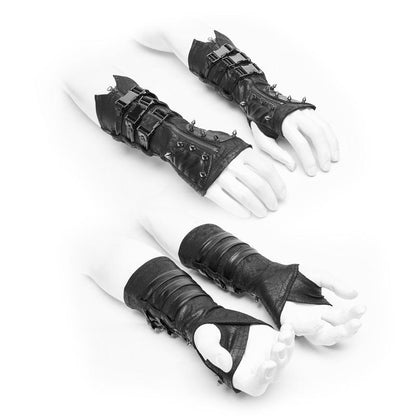 Ironworks Steampunk Fingerless Gloves detail