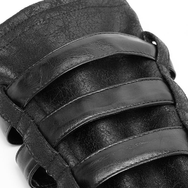 Ironworks Steampunk Fingerless Gloves detail