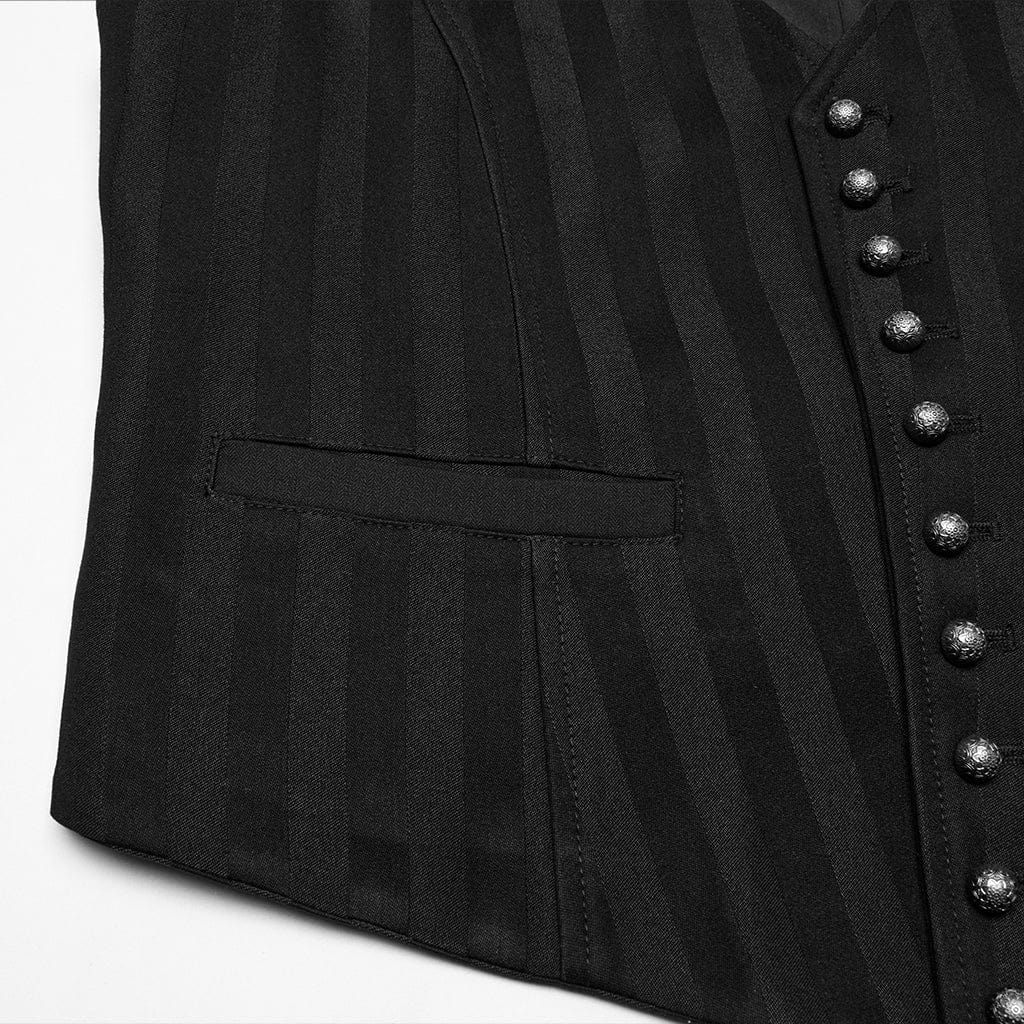 Clockwork Gentleman Striped Waistcoat