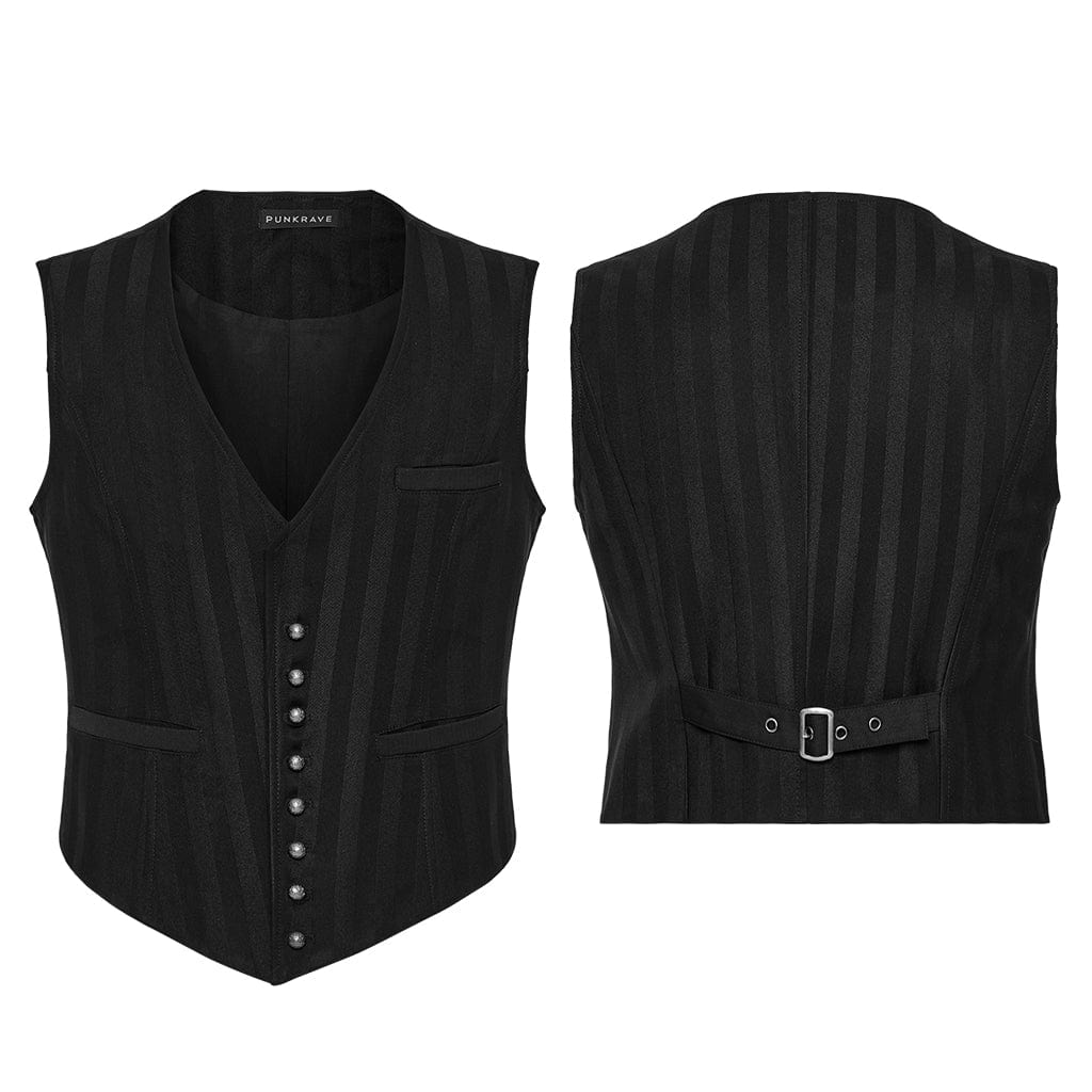 Clockwork Gentleman Striped Waistcoat