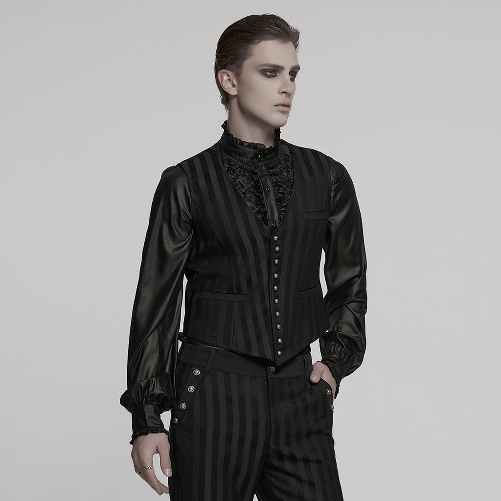 Clockwork Gentleman Striped Waistcoat