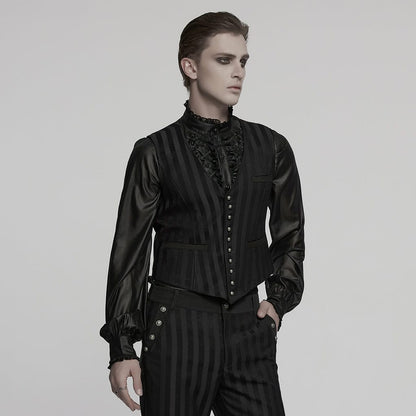 Clockwork Gentleman Striped Waistcoat
