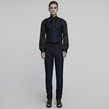 Clockwork Gentleman Striped Waistcoat