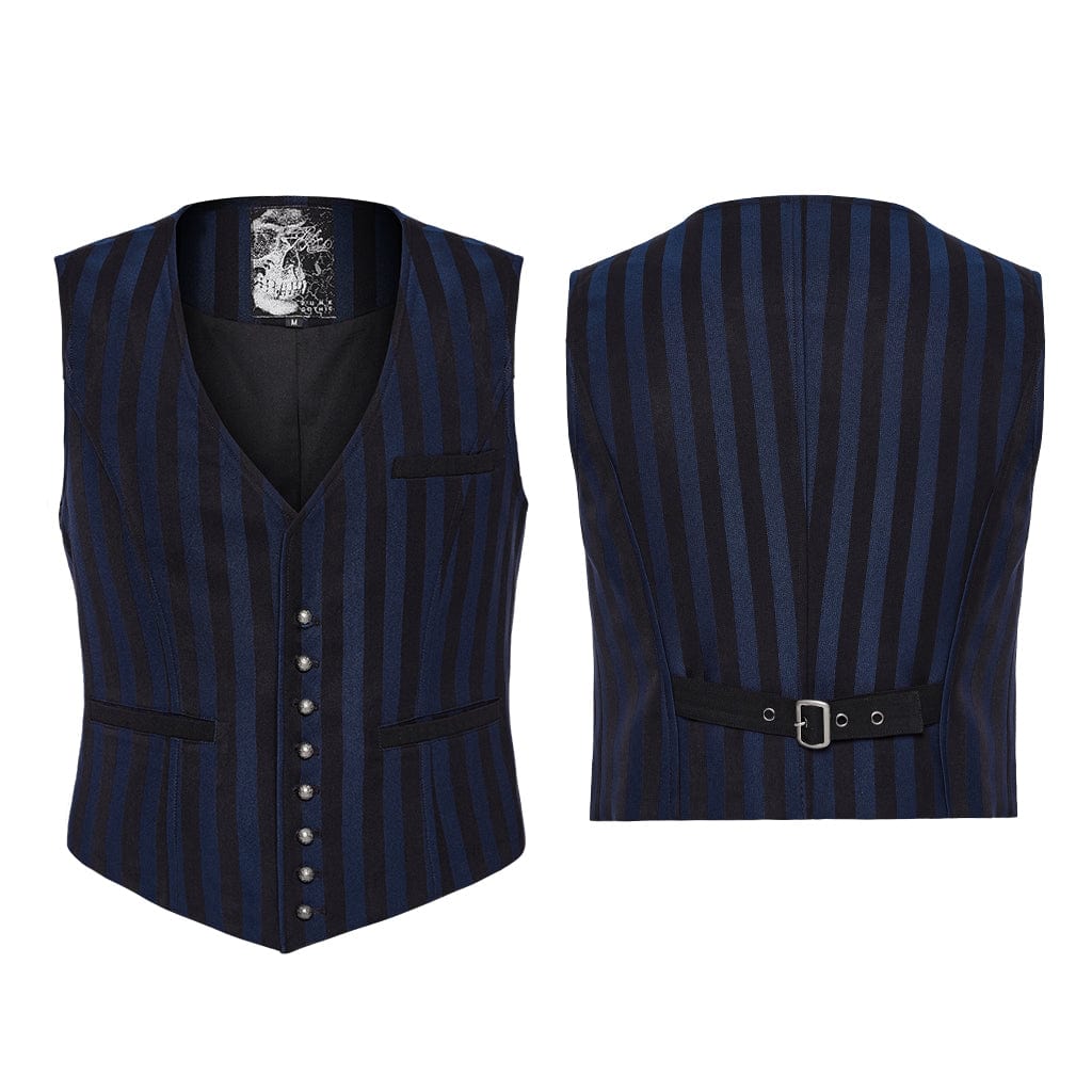 Clockwork Gentleman Striped Waistcoat
