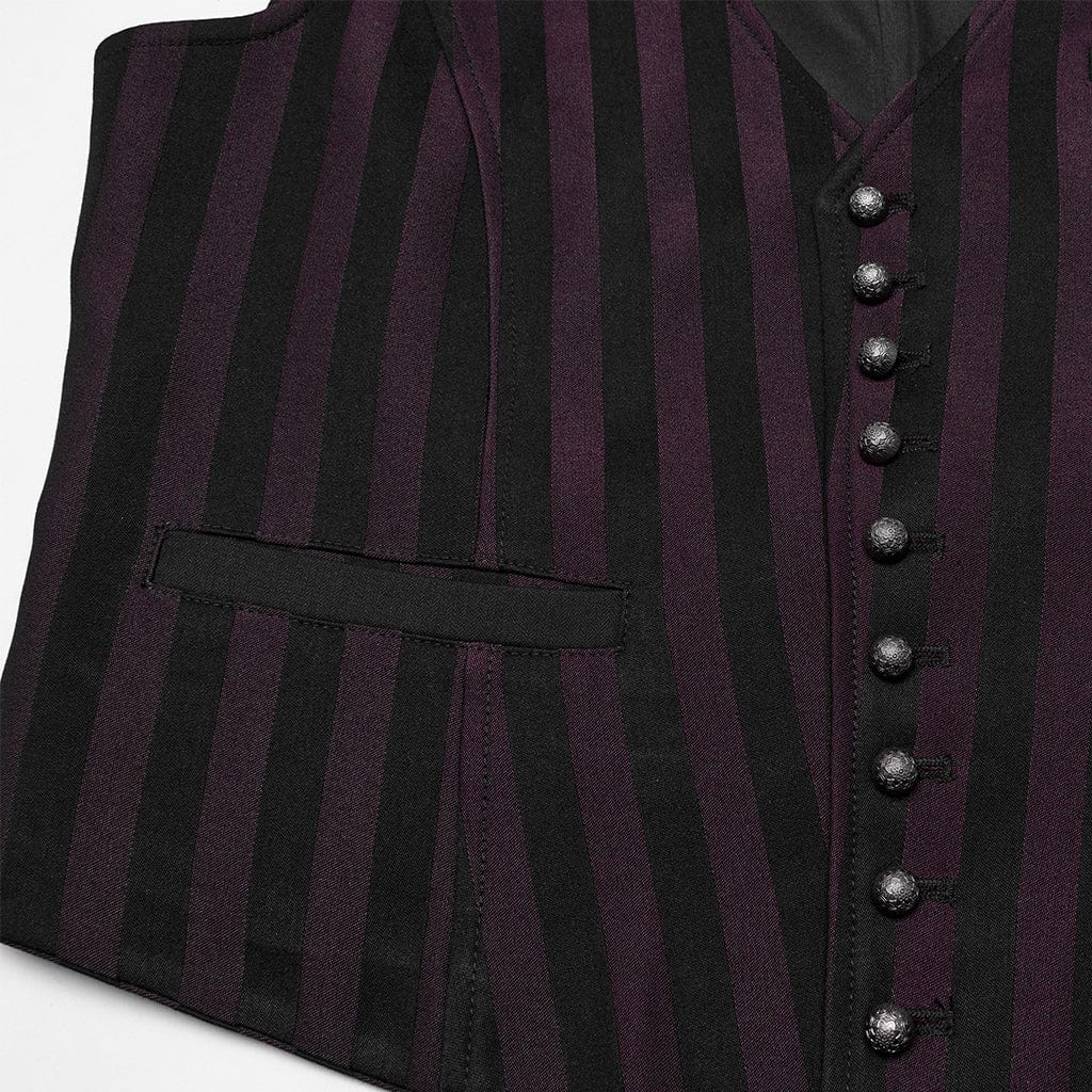 Clockwork Gentleman Striped Waistcoat