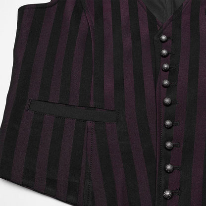 Clockwork Gentleman Striped Waistcoat