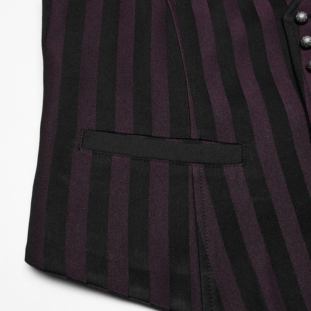 Clockwork Gentleman Striped Waistcoat