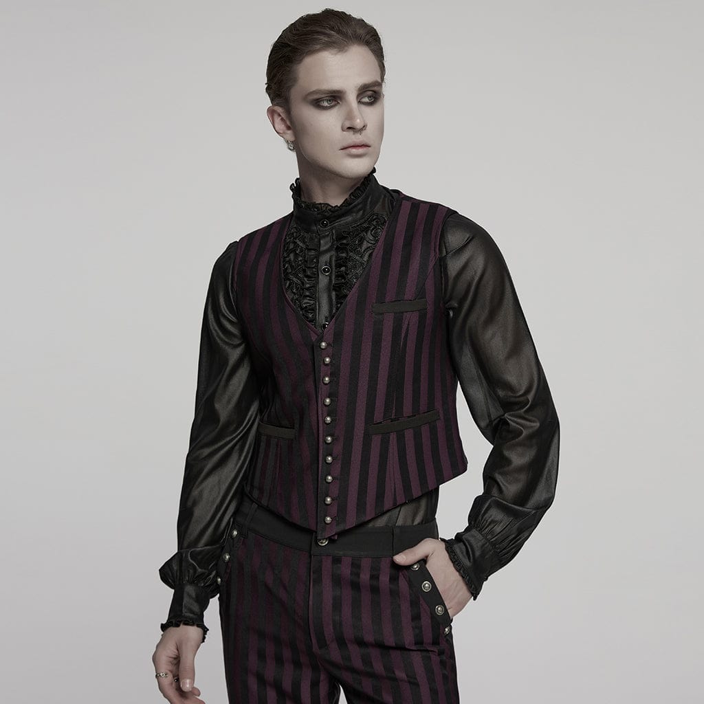 Clockwork Gentleman Striped Waistcoat