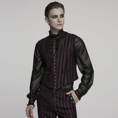 Clockwork Gentleman Striped Waistcoat