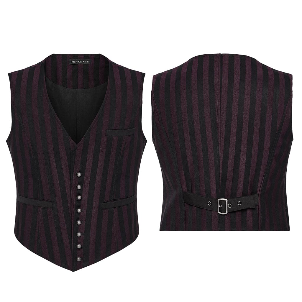 Clockwork Gentleman Striped Waistcoat