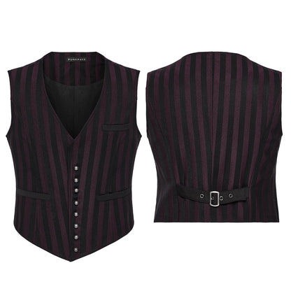 Clockwork Gentleman Striped Waistcoat
