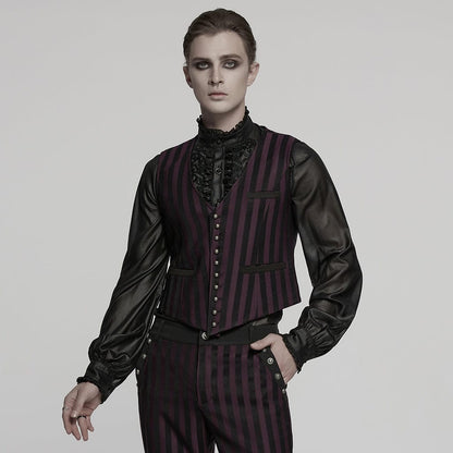Clockwork Gentleman Striped Waistcoat
