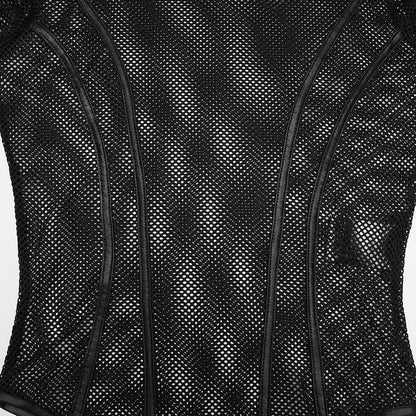 Circuit Armor Sheer Bodysuit detail view