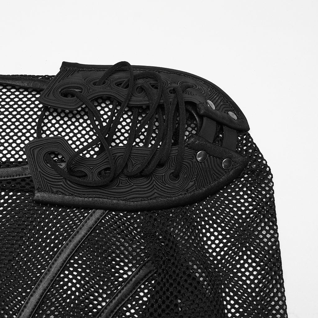 Circuit Armor Sheer Bodysuit detail view