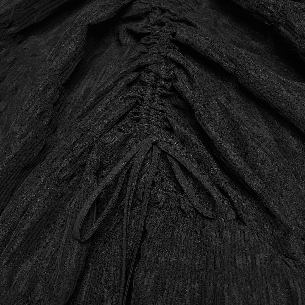 Pagan Ruins Ruched Maxi Skirt