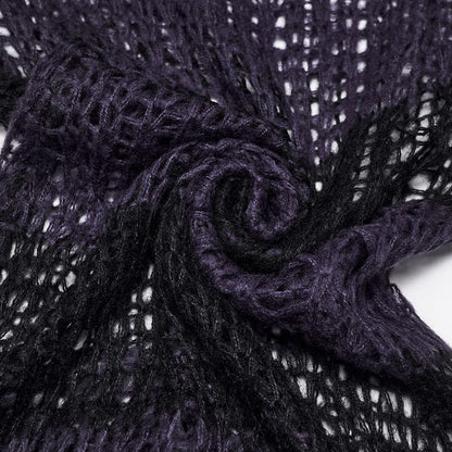 Decayed Veil Sheer Pullover Sweater detail view 9
