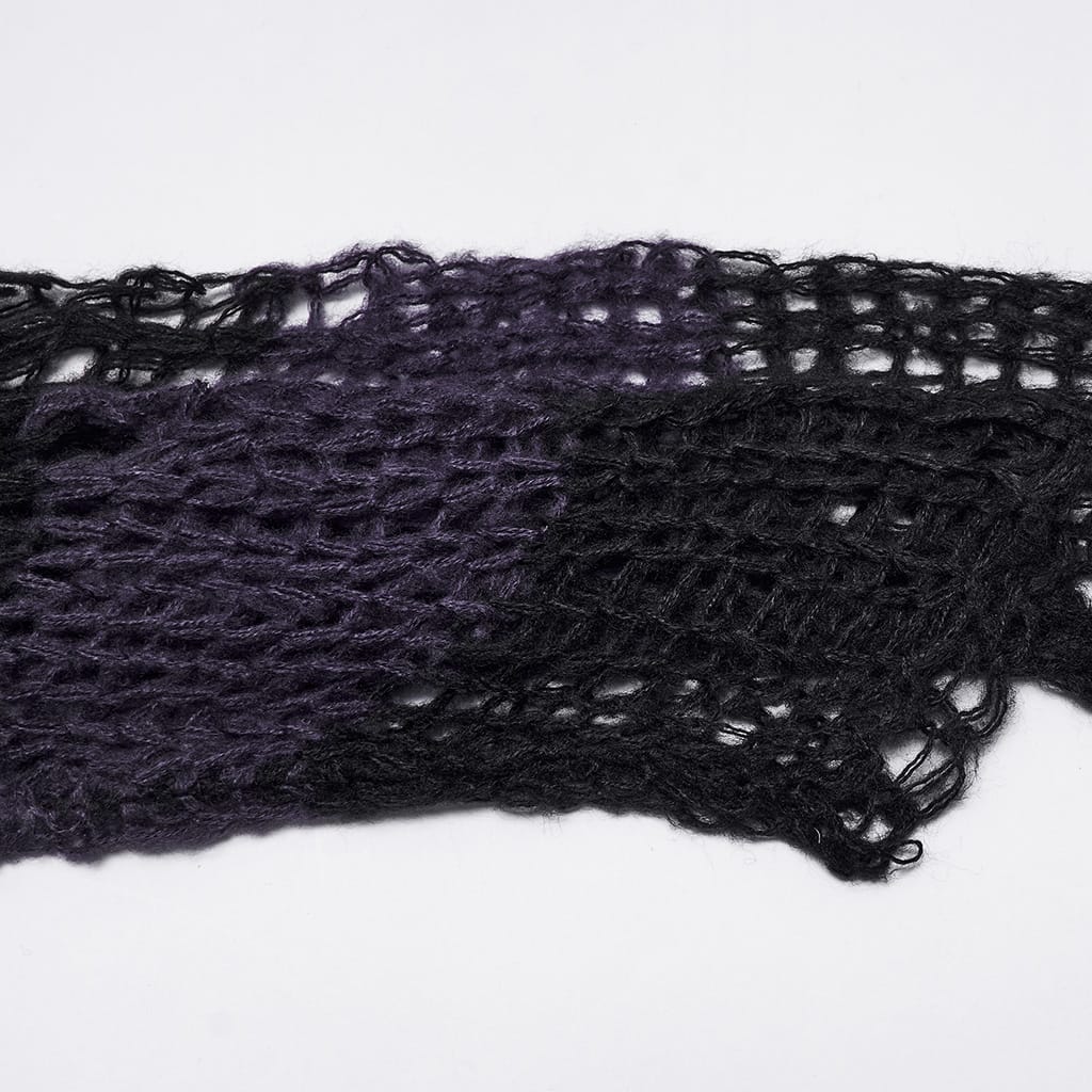Decayed Veil Sheer Pullover Sweater detail view 7