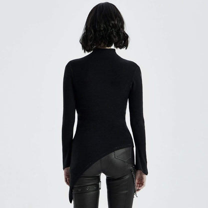 Hollow Cathedral Cutout Flare-Sleeve Top detail view 3