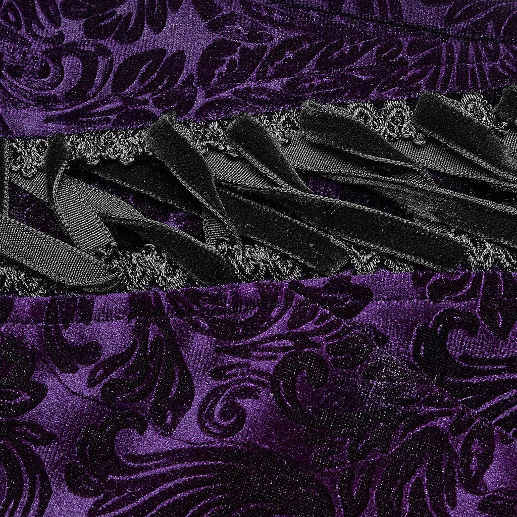 Cathedral Straps Jacquard Flare Pants 7
