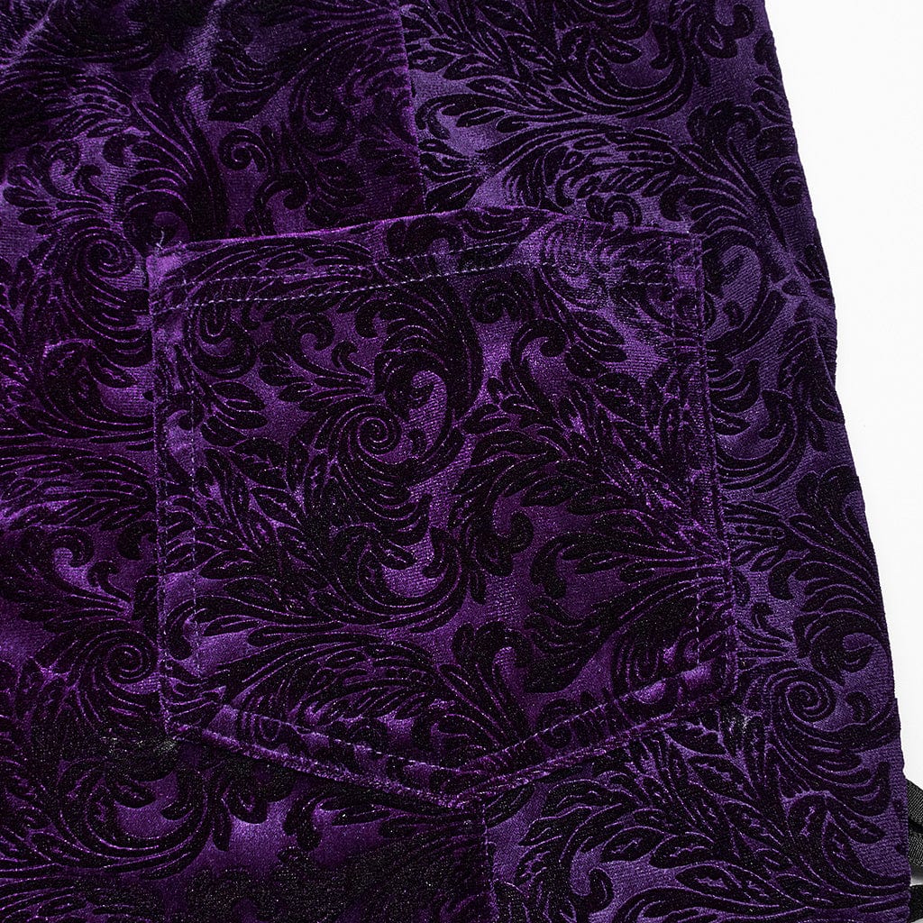 Cathedral Straps Jacquard Flare Pants 8
