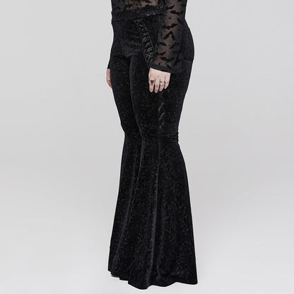 Cathedral Straps Jacquard Flare Pants 10