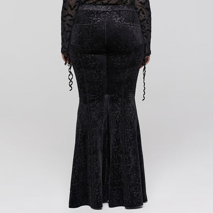 Cathedral Straps Jacquard Flare Pants 11