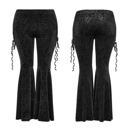Cathedral Straps Jacquard Flare Pants 13